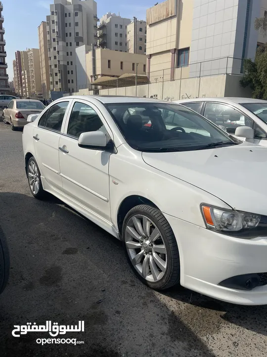 ميتسوبيشي لانسر gt 2010 فل اوبشن مكينه قير شاصي ممتاز  Mitsubishi Lancer GT 2010 full option