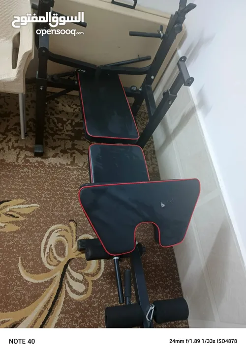 اجهزه رياضيه حديد و اثقال و اوزان للبيع  الرجاء قرائة التفاصيل