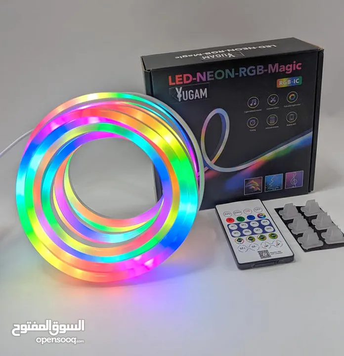 شريط إضاءة LED ذكي RGB متحركة 5 متر