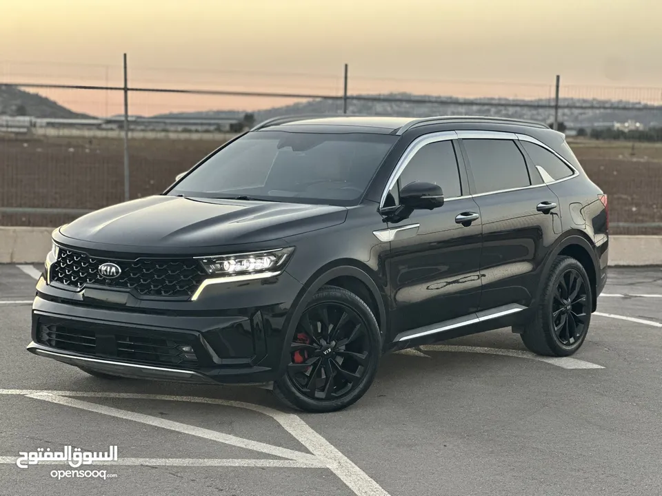 كايا سورينتو /2020 فل الفل  فتحة سقف بانوراما  2x4 ///200Hp  ديزل  2200cc  فل الفل مسكر بلاك