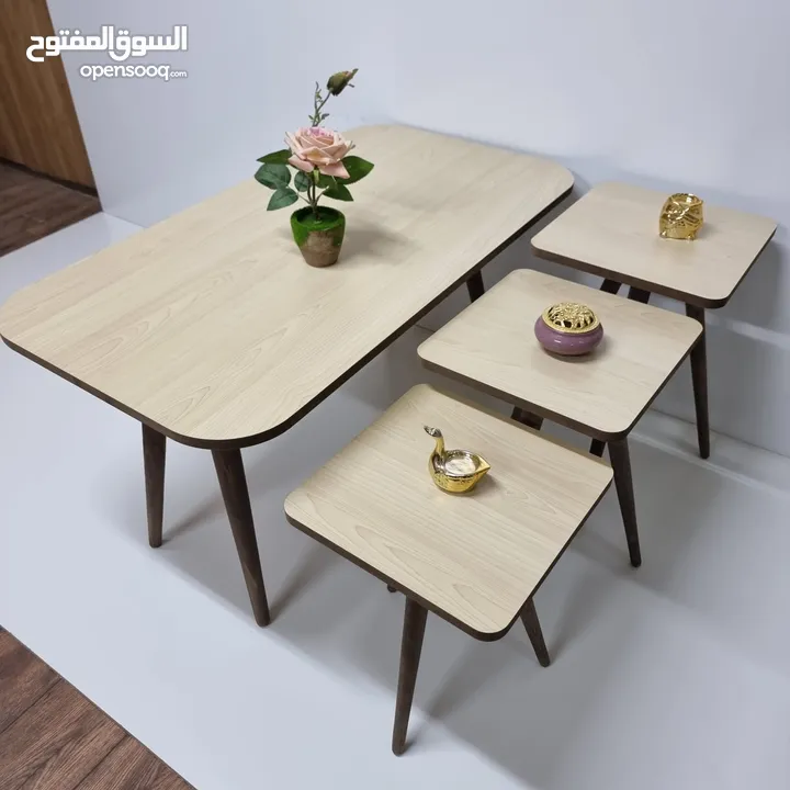 طاولات وسط نظام تركي  4 قطع     العرض لفتره محدوده سارع بالطلب