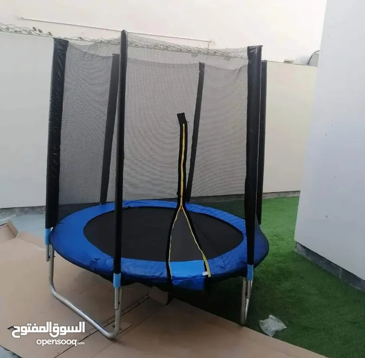 نطاطة ترامبولين قطر 6 قدم 180 سم تتحمل وزن 250 كيلو