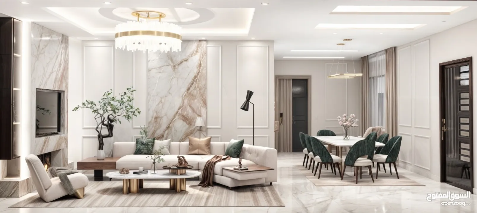 تصميم داخلي 3d و 2d وشوب دروينج