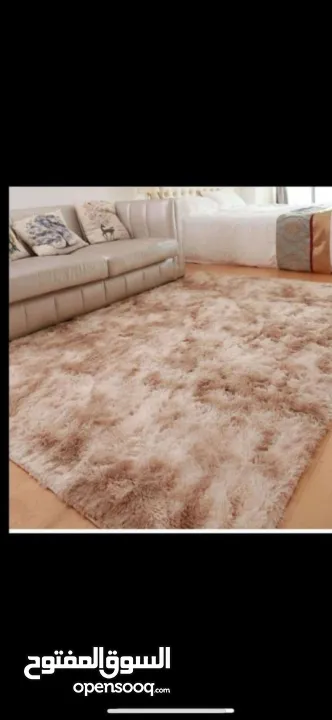 سجاد الفرو النافر متوفر بالمقاس الكبير بسعر 120 شيكل فقط
