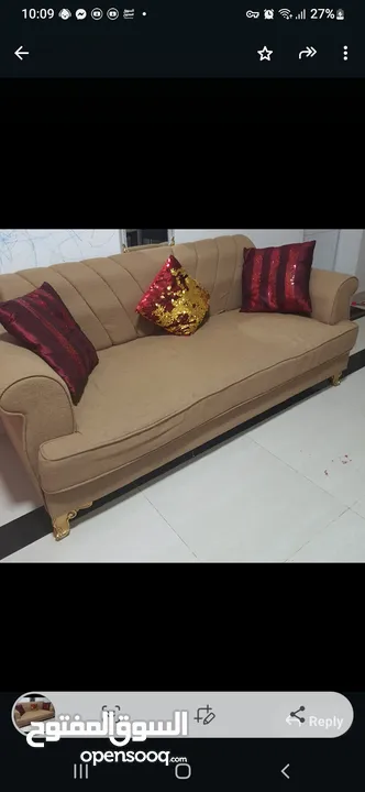 urgent sale new 3 seatr sofa comfort and clean