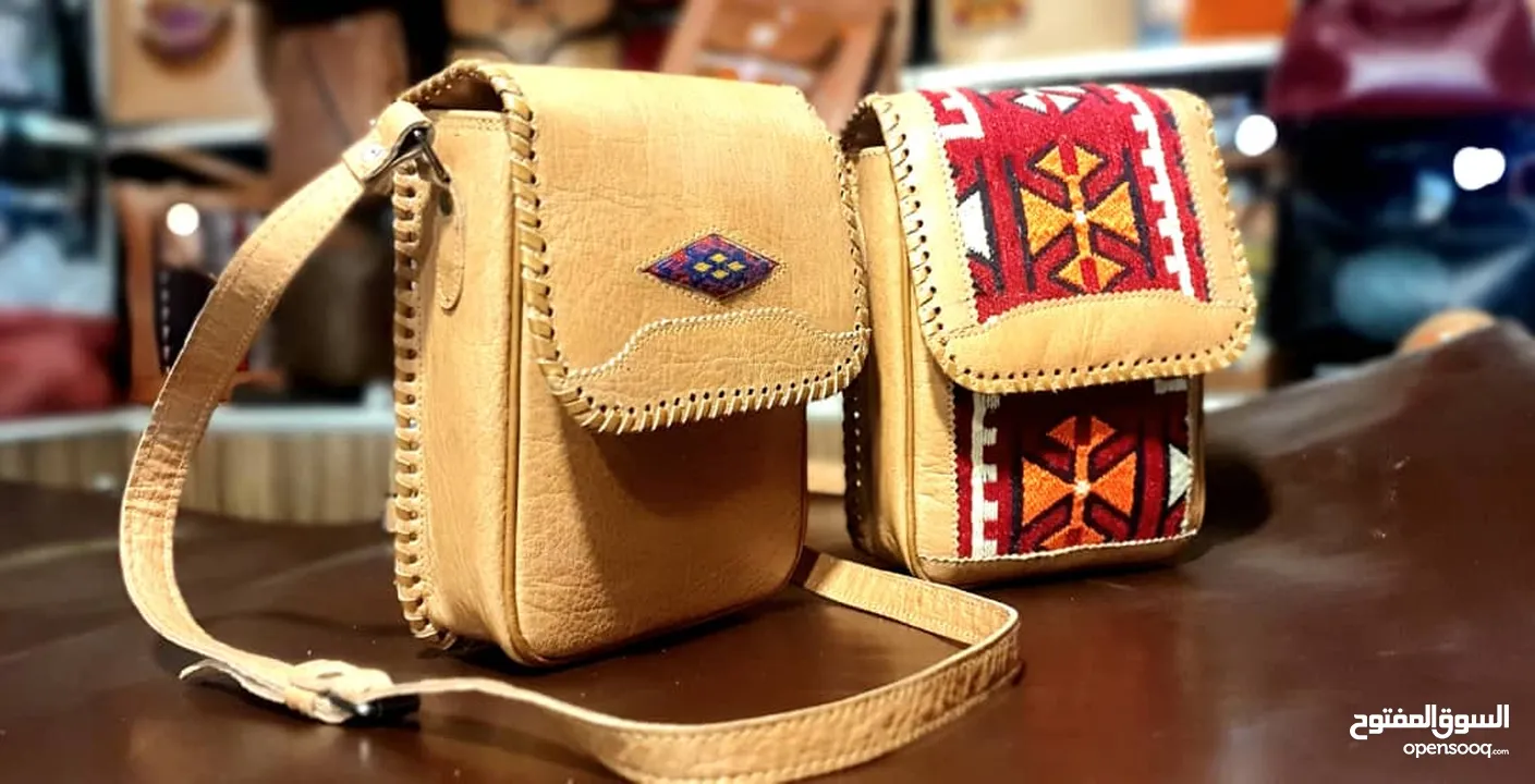 Handmade shoulder bags حقائب  مصنوعة يدويا