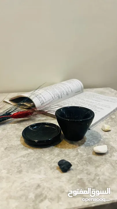 pStone coffee shot / stone coffee cup / stone coffee cup + marble and onyx stone  saucer