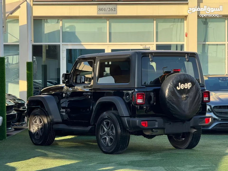 JEEP WRANGLER SPORT 2021 ORIGINAL PAINT  GCC جييب رنجلر سبورت خليجي 2021 صبغ وكالة بحالة الوكالة