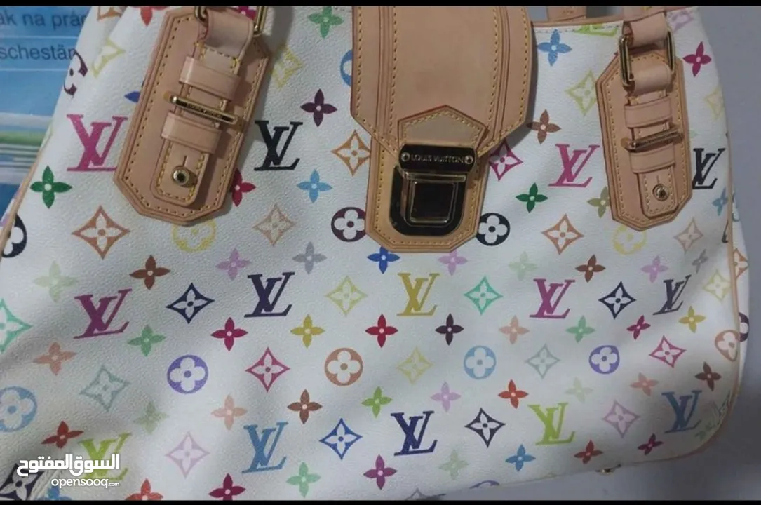 louis vuitton multicolor tote bag