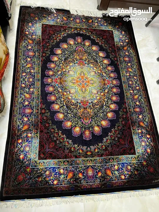 Hand-woven Persian carpet