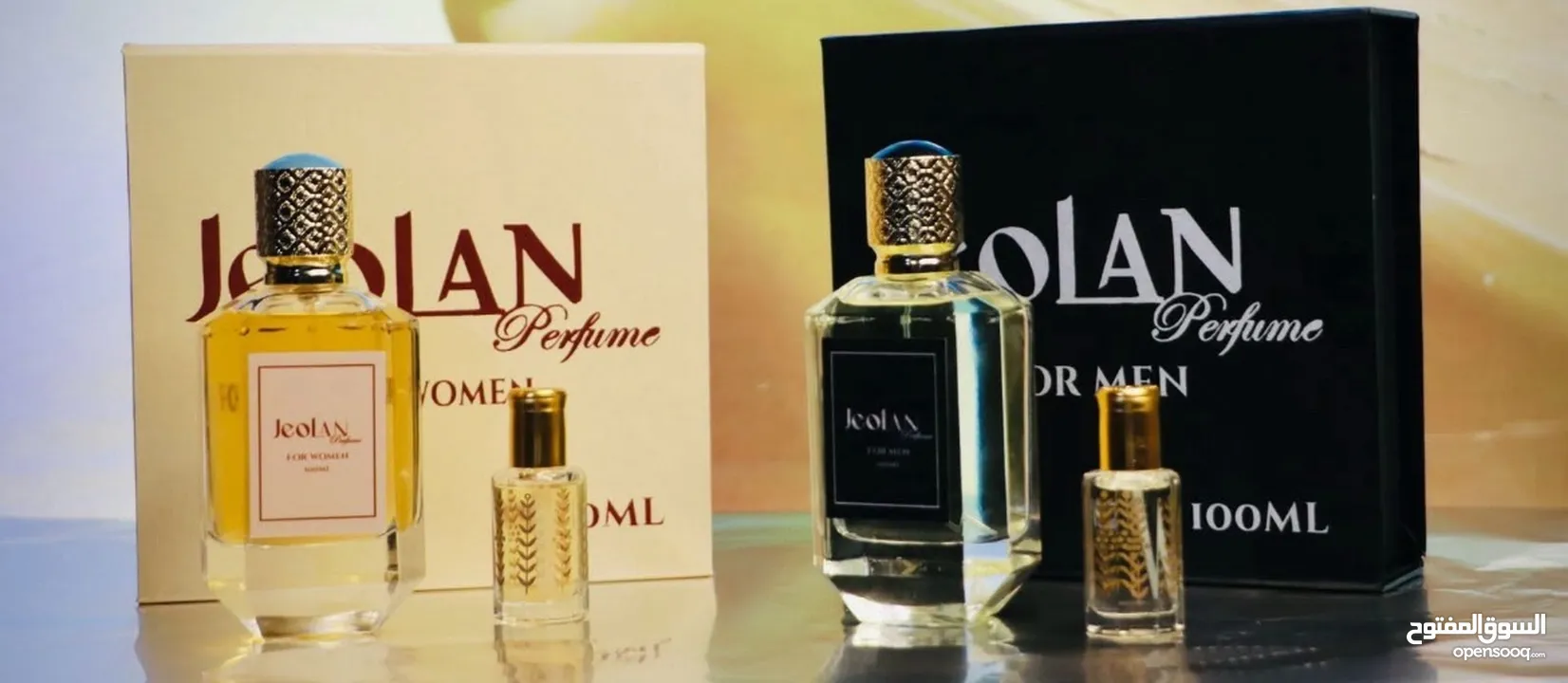 عطور JeoLAN رجالي وستاتي  للبيع بالجملة فقط  تركيبة فرنسية وتغليف فاخر