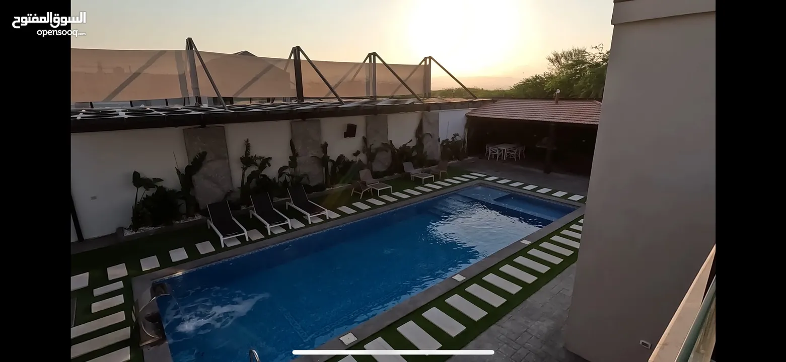 فيلا / شاليه / مزرعة للايجار / البحر الميت / 3 غرف نوم / مسبح خاص / جاكوزي / اماكن للشواء