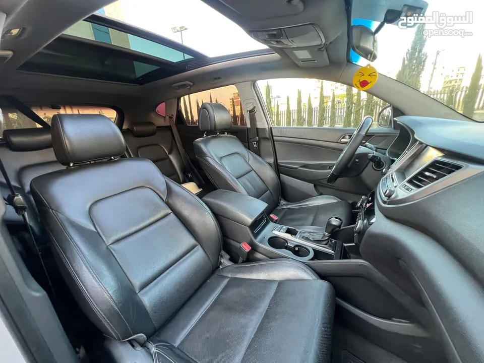 هيونداي توسان. ماتور 2000 موديل 2017 ديزل دفع امامي بالرخصة فول مع بانوراما يحط البركة لصاحب النصيب