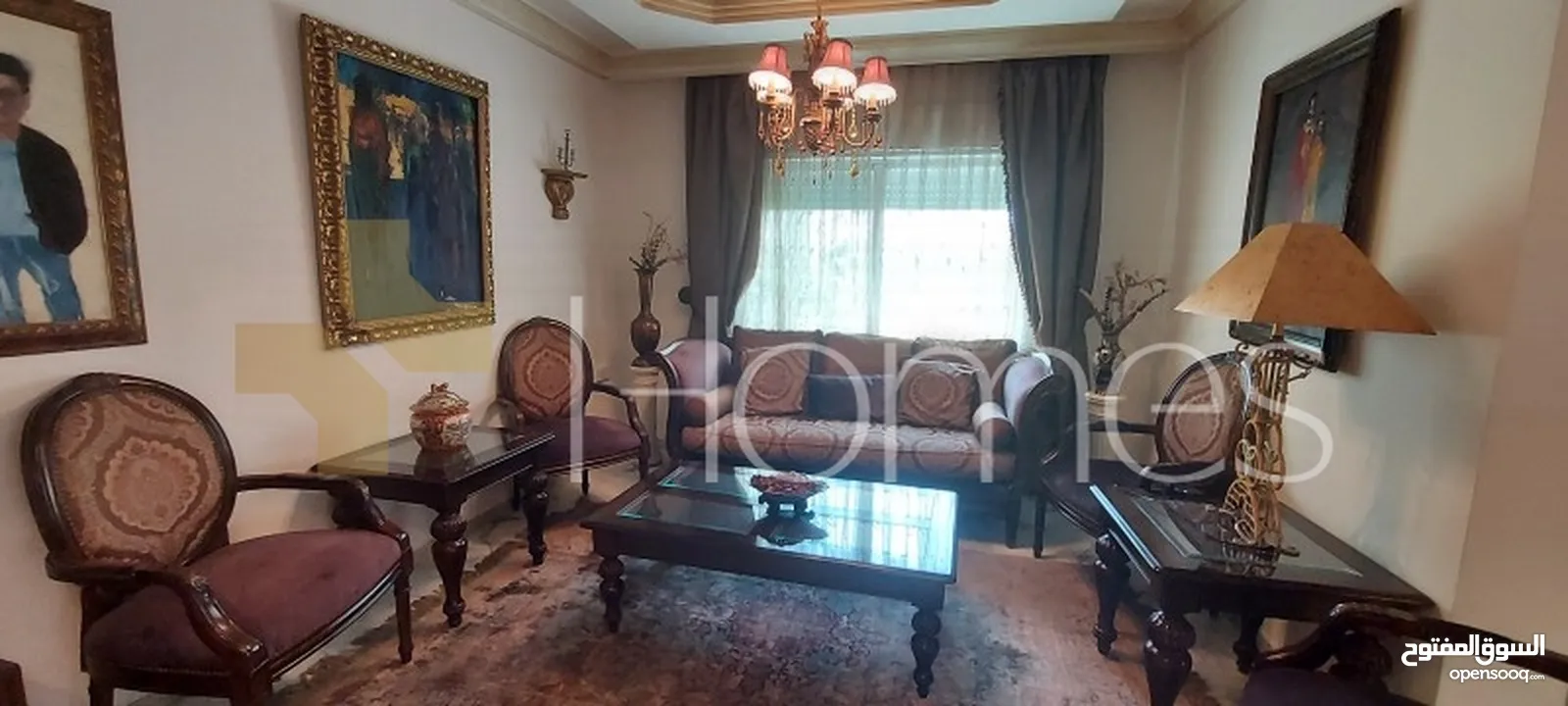 فيلا مفروشة متلاصقة للبيع في منطقة دير غبار ، بمساحة بناء 390م ، و مساحة ارض 360م