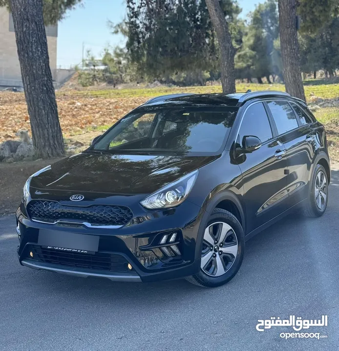دفعه تبدآ 3000(قابل للبدل ) كيا نيرو 2020 اسود وارد كوري جمرك جديد فحص كامل نص فل
