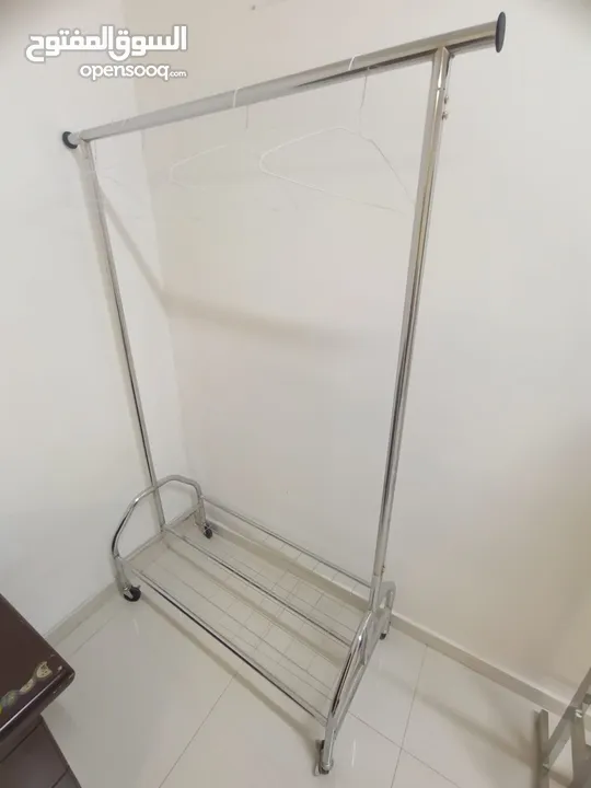 Brand New Stainless Steel 6 Way Garments Hanging System Display Rack, GARMENT HANGING RAIL TROLLEY