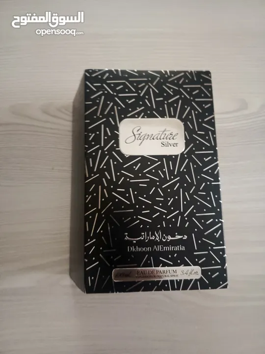 عطر رجالي دخون الإماراتية 100مل ( signatuse silver ) أصلي