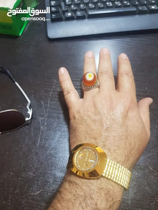 خاتم يمني عقيق حر