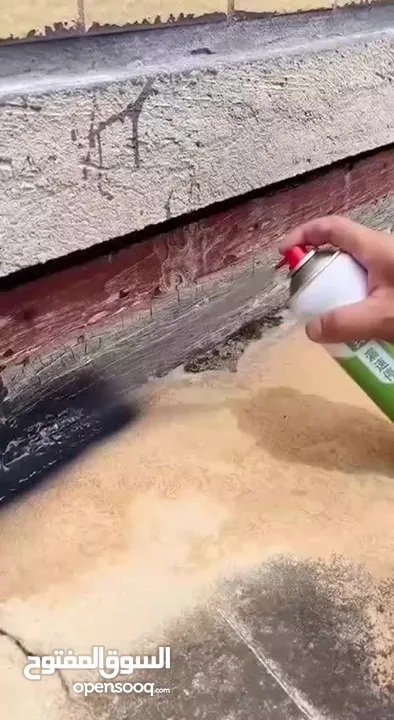 البخاخ العازل الامريكي المختوم الاصلي Made in USA تخلص من الثقوب وتلف الاسطح والشقوق من تسرب