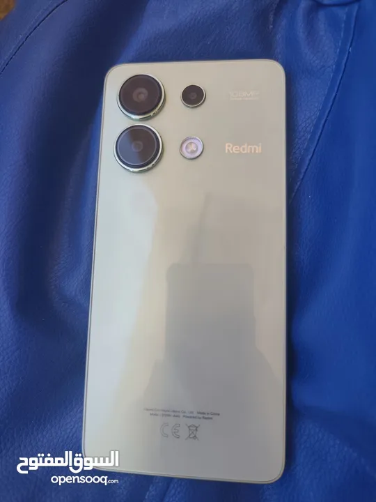 شاومي ردمي نوت 13 اخضر فستقي في حالة اكثر من ممتازة redmi note 13