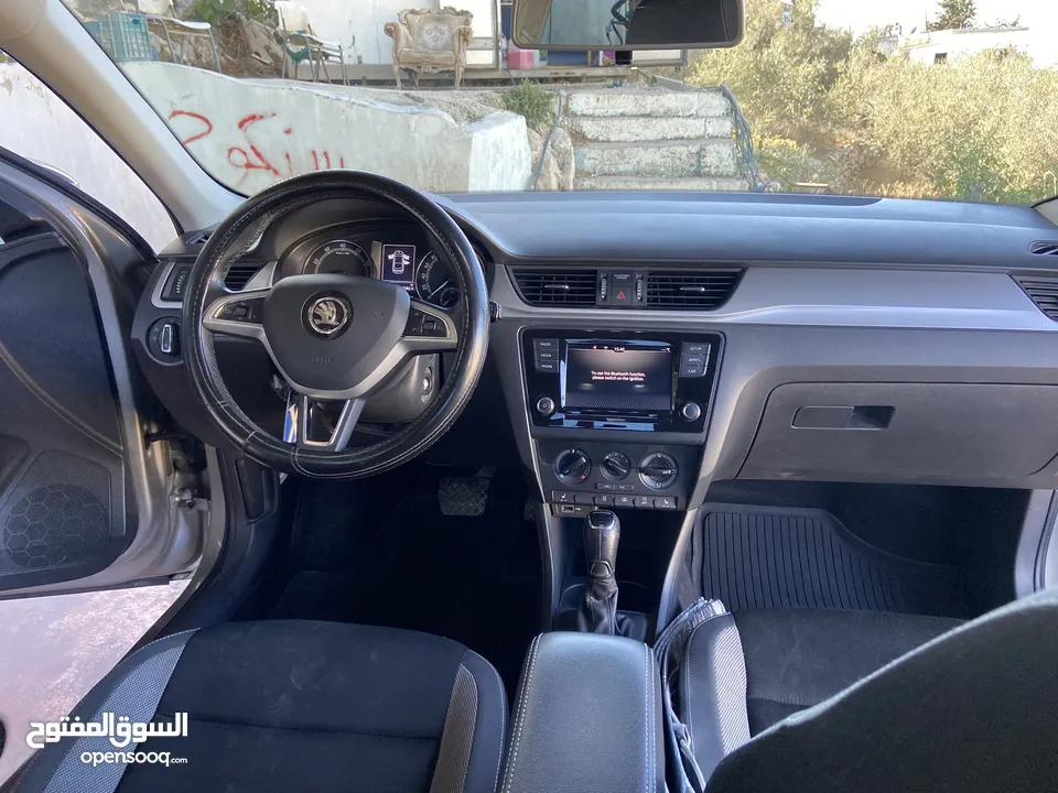 سكودا رابيد 2019 دهان شركة ممشى قليل 97 الف ك/م