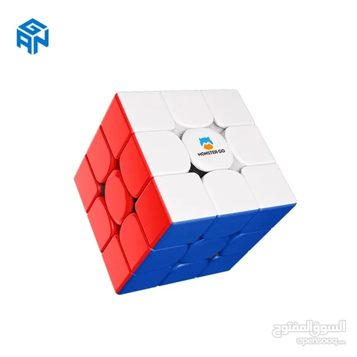 مكعب روبيك Gan monster go(magnatic) افضل مكعب للمحترفين بسعر قليلribiks cube مغناطيسي النسخة الجديدة