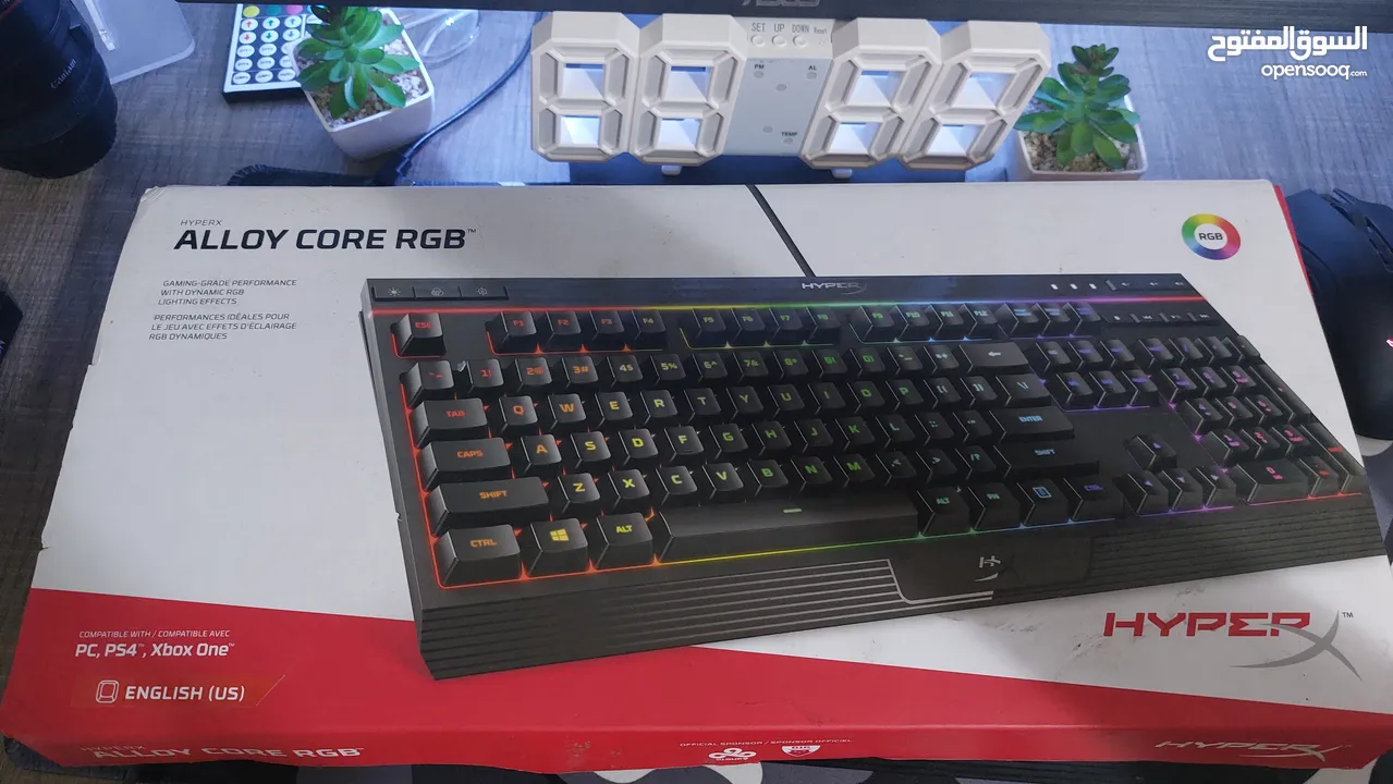 كيبورد كمبيوتر هايبر اكس hyperx alloy core rgb