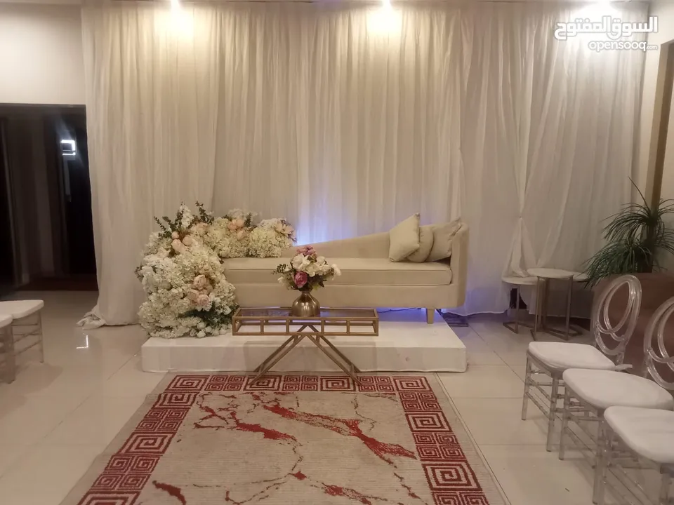 لمسة فخامة تأجير لوازم المناسبات