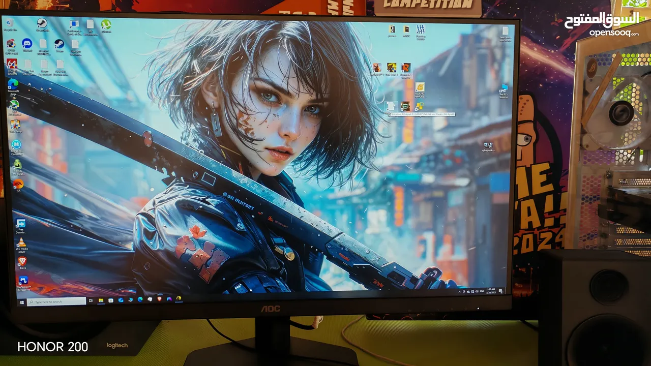 مجموعة قطع للبيع  شاشة 2k 180hz ips 27 inch