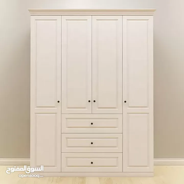 خزائن ملابس خشب لامنيت 18م او لاتيه حسب الطلب جميع المقاسات الون اختياري