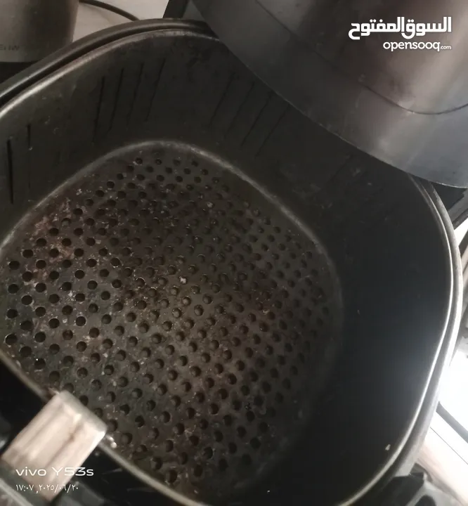 قلاية هوائية أير فراير ماركة ناشونال الاصليه مستعملة مرات قليله شغالة مية بلمية للبيع بداعي السفر