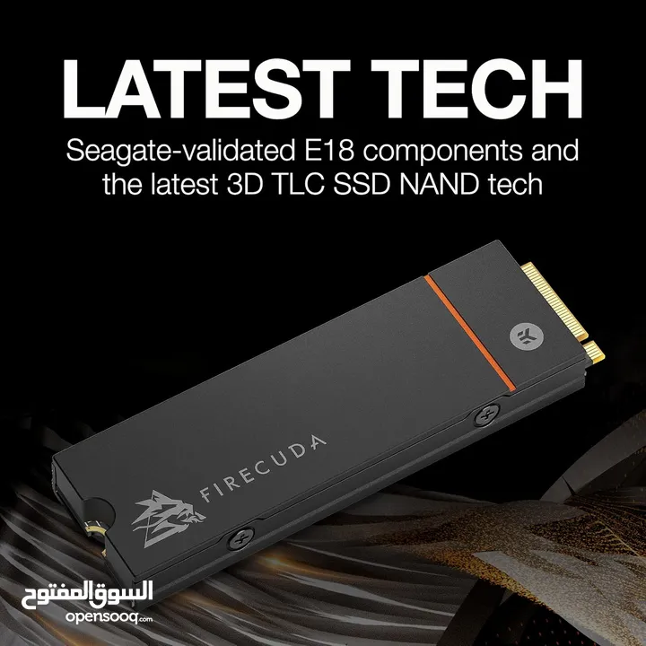 Seagate FireCuda 530 1TB Solid State Drive with Heatsink -NEW -MEAGByte