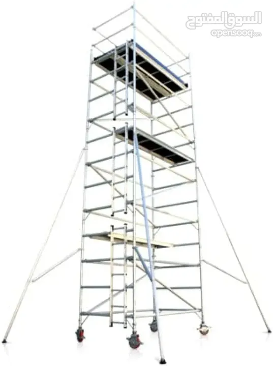 Aluminum scaffolding and ladders