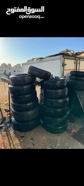 جنطات 16 وجنطات وسبيرات مشكله