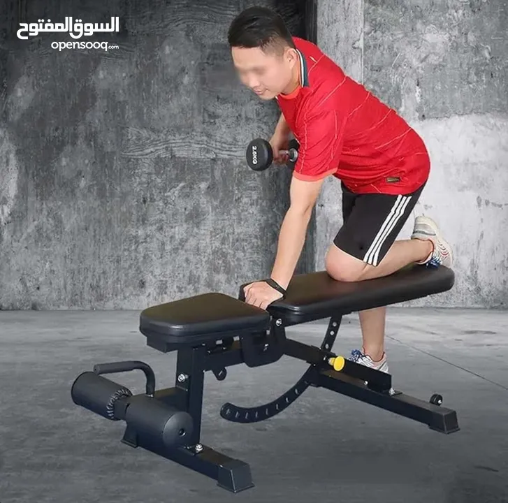 بنش رياضي متعدد الزوايا قابل للتعديل مثالي التمارين رفع الأثقال والجسم كامل تصميم مريح وقوي منزلي