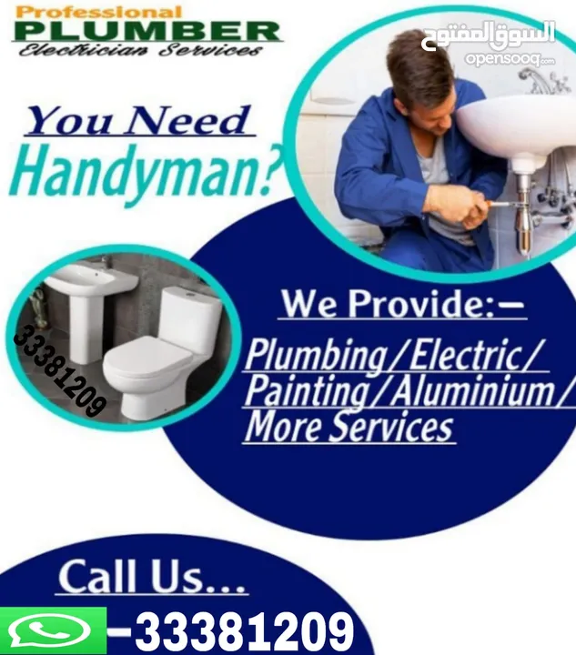 Electric / Plumbing and all types of maintenance services