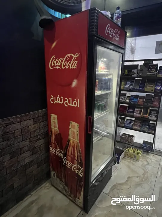 ثلاجة كولا باب واحد