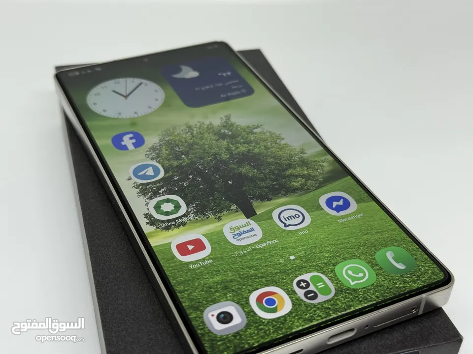 Samsung Galaxy S25 Ultra استخدام أيام مع كفر الشركة بحالة الشركة
