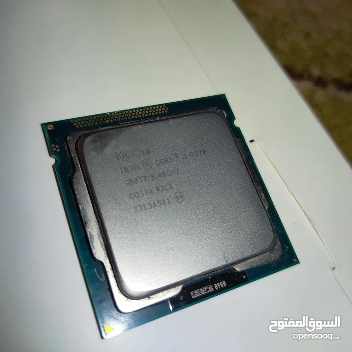 لوحة PC جيل ثالث  Intel Desktop Board GEBF336008GK+ معالج CPU Intel Core i5-3570 + مروحة تبريد اصلية