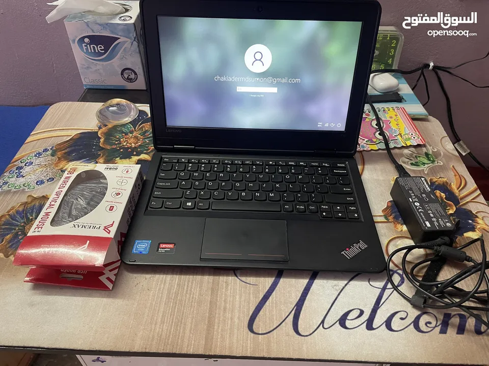 Lenovo Thinkpad 11E - 12” 6GB/ 128GB/window 10 With - free Bag + mouse