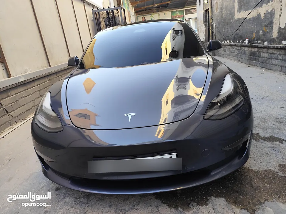 تيسلا 3 موديل 2021 لونج رينج دول موتور جمرك جديد