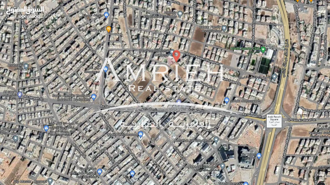 ارض 1228 م للبيع في البيادر ( تجاري ) / بالقرب من مسجد يونس اسلام .