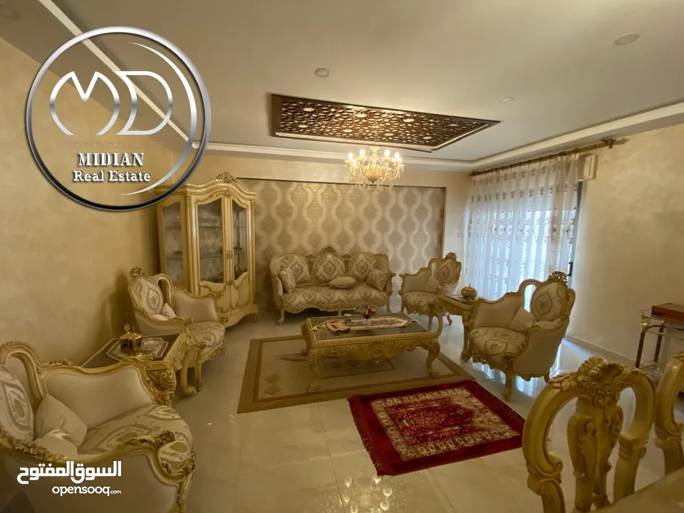 شقة دوبلكس شبه ارضي للبيع خلدا مساحة 310م مع ترس و حديقة 250م سوبر ديلوكس بسعر مميز جداً