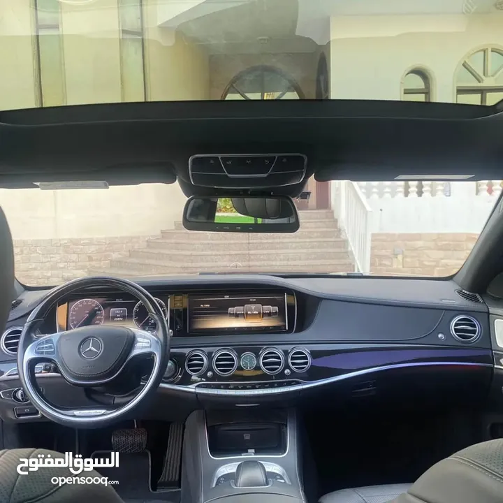 مرسيدس S500 موديل 2014 لون اسود محول 2020  بحالة ممتازة فل اوبشن وارد اليابان