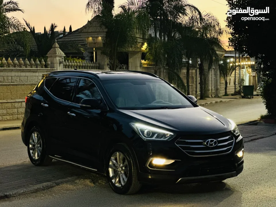 هونداااي سنتافي 2017 فل بدون فتحه مطور 2000 ديزل 2*4 بوية شركه بالكامل سعر حرررق