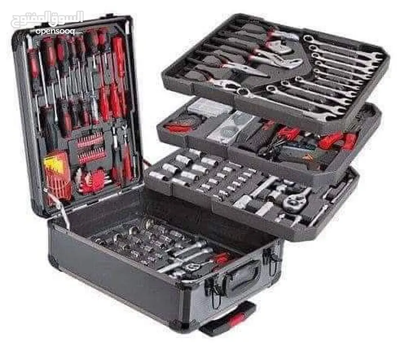 صندوق معدات صندوق عده 499 قطعه 4 طبقات .شامل كل القطع