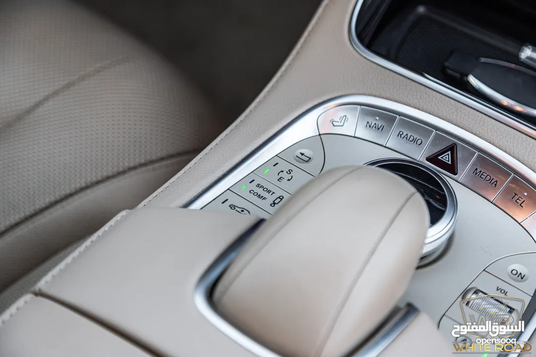 Mercedes S400 2015   السيارة وارد الشركة و قطعت مسافة 111,000 كيلو متر