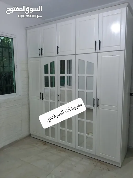 خزائن ملابس خشب لامنيت 18م او لاتيه حسب الطلب جميع المقاسات الون اختياري
