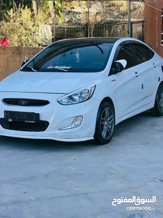 هونداي اكسنت 17 برخصه 1400 بنزين 6 غيار