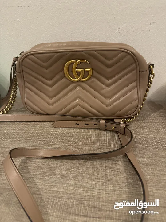 Gucci bag brown and beige used